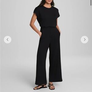Spanx Black Short Sleeve jumpsuit medium